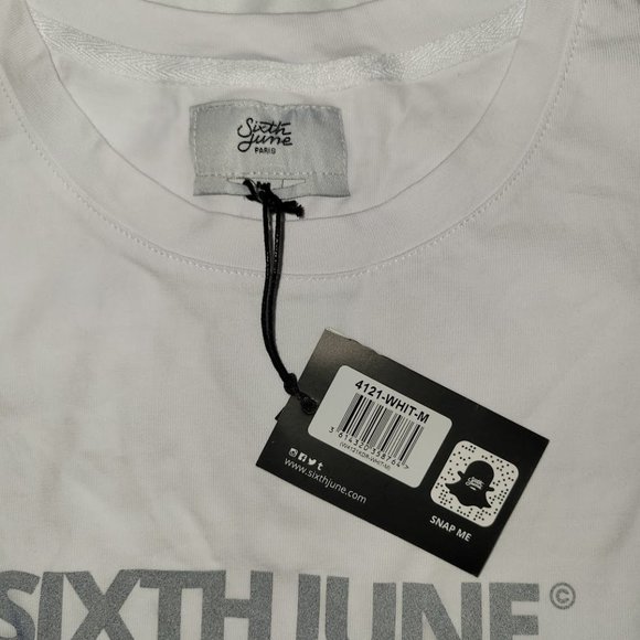 Sixth June Women's Adjusted Fit Soft Crewneck Dropped Shoulders Mini Dress White - Picture 3 of 6